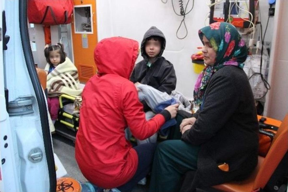&Ouml;nce Yangın &Ccedil;ıkardı Sonra Annesini Teselli Etti