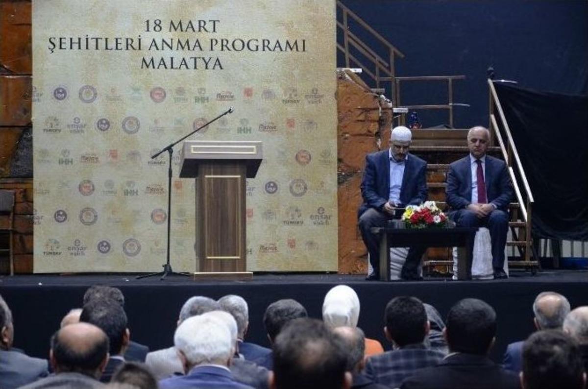 T&uuml;rgev &Ccedil;anakkale Şehitlerini Malatya&rsquo;da Andı