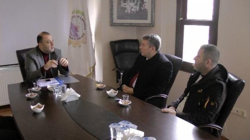 İha B&ouml;lge M&uuml;d&uuml;r&uuml; &Ccedil;orbacı, Atso Başkanı Pazvant&rsquo;ı Ziyaret Etti