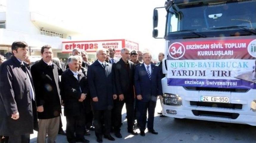 Erzincan’dan Bayırbucak Türkmenlerine Yardım