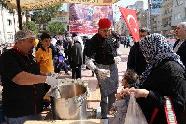 Belediye İkramlarıyla Çanakkale Ruhunu Yaşattı