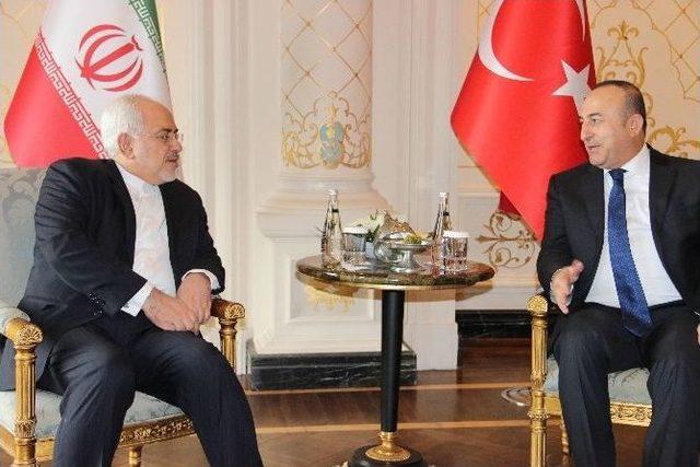 Dışişleri Bakanı &Ccedil;avuşoğlu, İran Dışişleri Bakanı Zarif İle Bir Araya Geldi 3