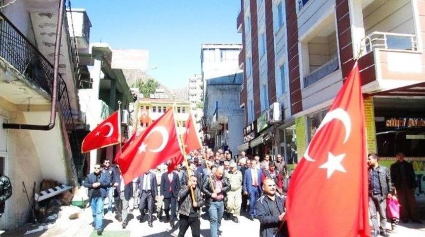 Siirt&rsquo;te Ter&ouml;re Tepki Y&uuml;r&uuml;y&uuml;ş&uuml;