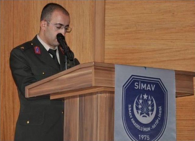 Simav Anadolu İmam Hatip Lisesi’nde Şehitler Günü Programı