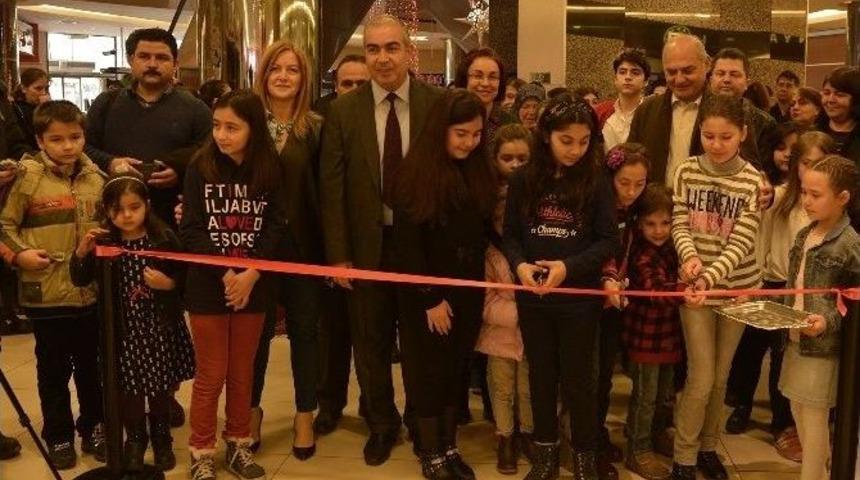 Tepebaşı&rsquo;nda &Ccedil;ocuklardan İklim Değişikliği Sergisi