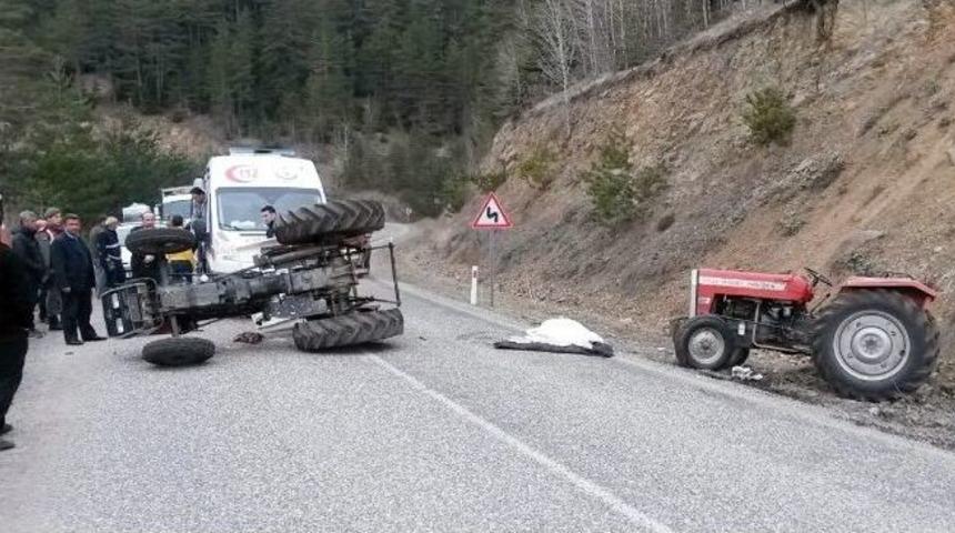 Tosya&rsquo;da Trakt&ouml;r Kazası: 1 &Ouml;l&uuml;, 1 Yaralı
