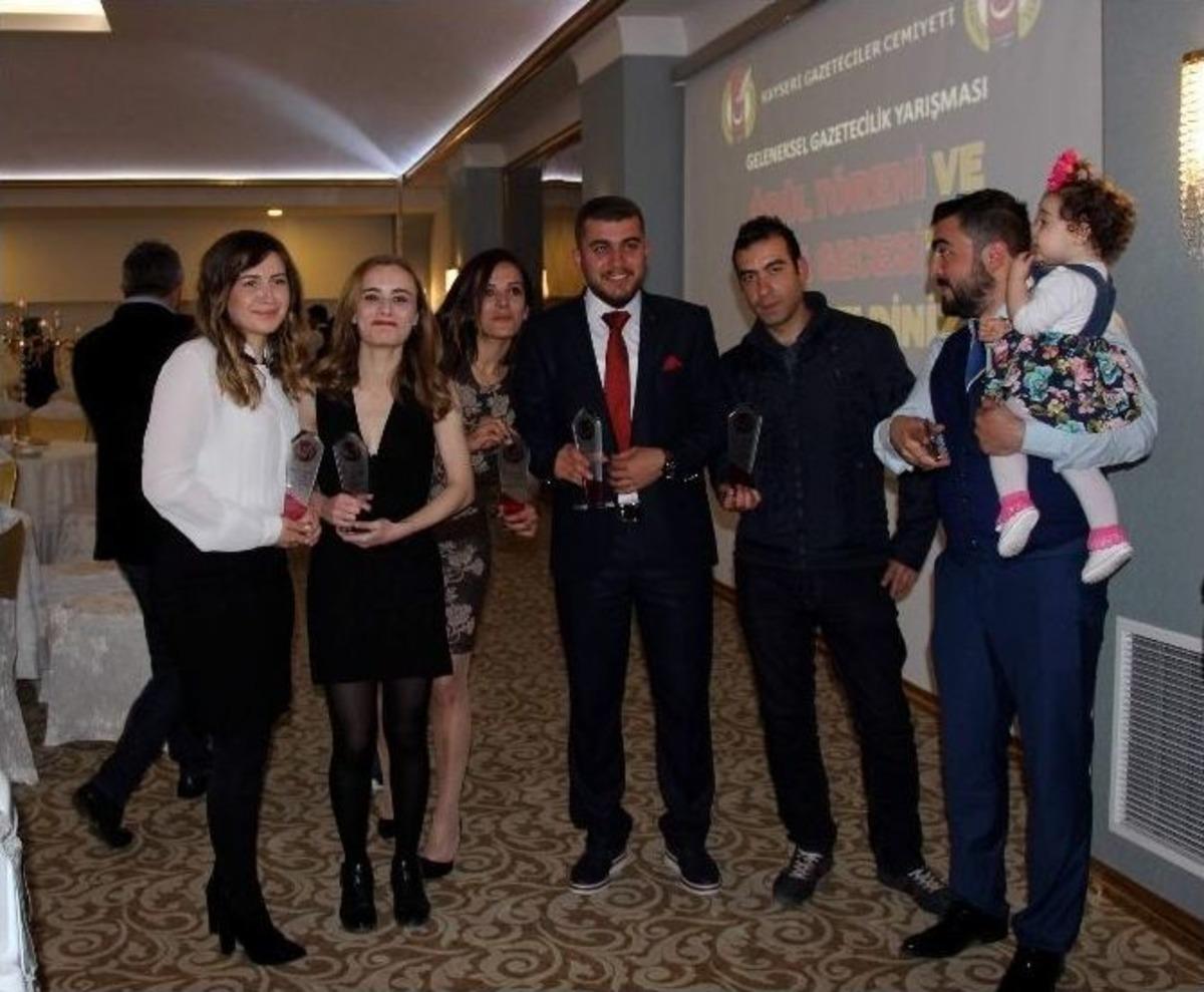 Kayseri Gazeteciler Cemiyeti Medya Yarışmasında &Ouml;d&uuml;ller Sahiplerini Buldu