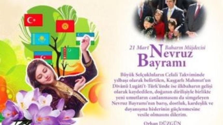 Vali D&uuml;zg&uuml;n&rsquo;den 21 Mart Nevruz Bayramı Mesajı