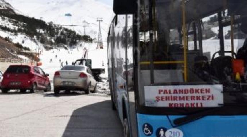 Paland&ouml;ken Ve Konaklı&rsquo;ya Belediye Otob&uuml;s Seferleri Başladı