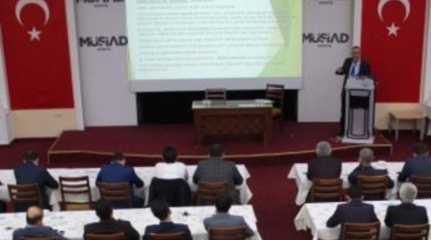 M&uuml;siad Konya Şubesi&rsquo;nde Konferans