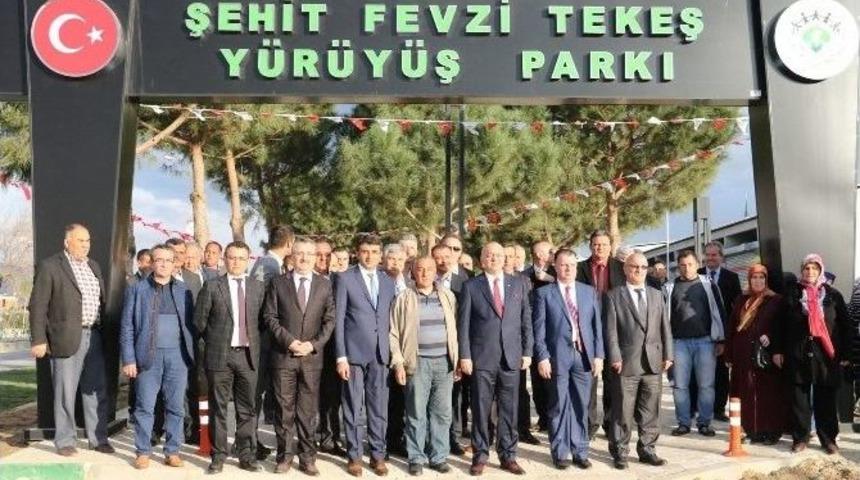 Şehit Fevzi Tekeş&rsquo;in Adı Bu Parkta Yaşayacak