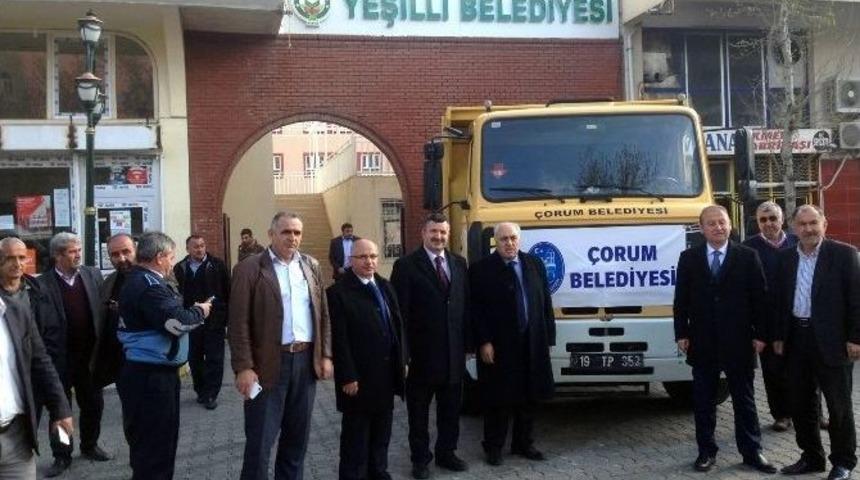 &Ccedil;orum Belediyesi&rsquo;nin Yardım Tırları Mardin&rsquo;e Ulaştı