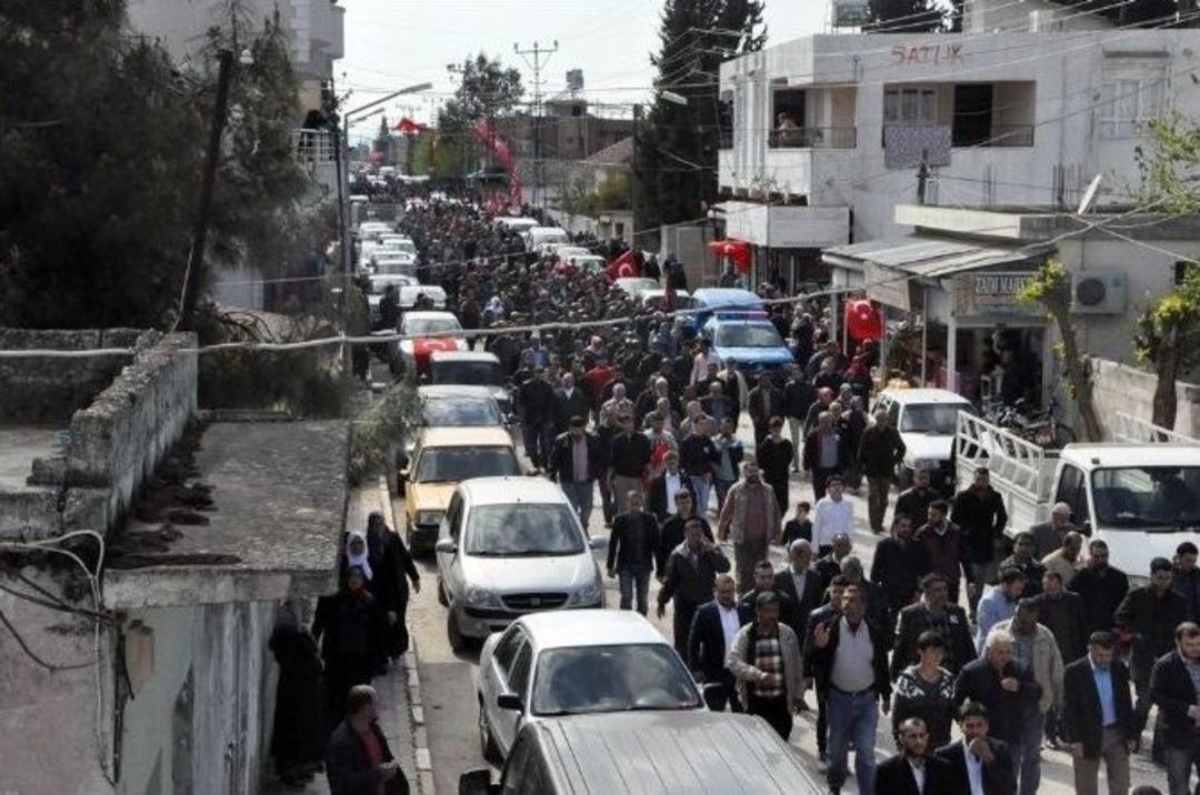 Reyhanlı Şehidini Uğurladı