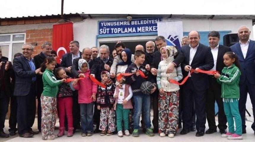 Yuntdağı&rsquo;nda S&uuml;t Toplama Merkezi A&ccedil;ıldı