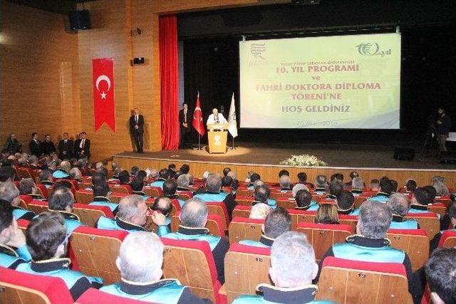 Tbmm Başkanı Kahraman’a Fahri Doktora Unvanı