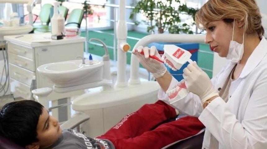 Abb 24 Bin 406 &Ccedil;ocuğa Ağız Ve Diş Bakımı Hizmeti Verdi