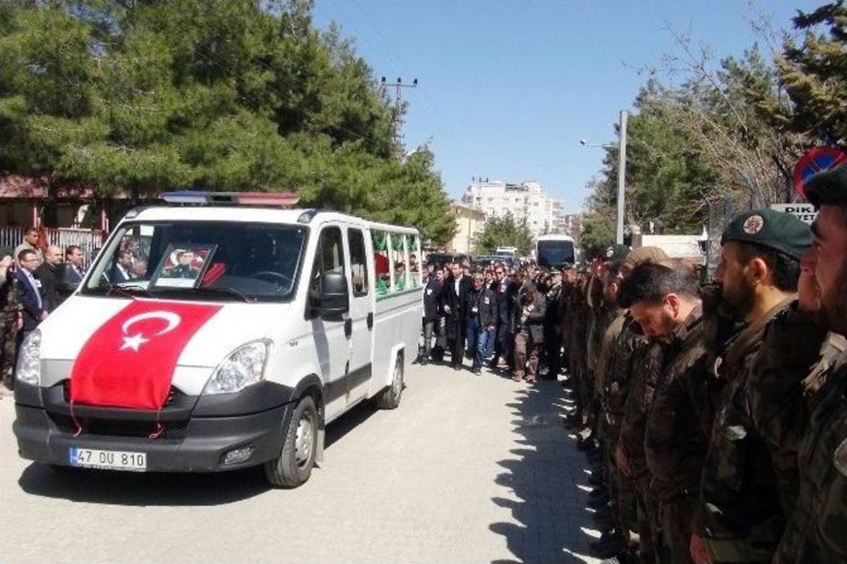 Nusaybin Şehidi T&ouml;renle Uğurlandı
