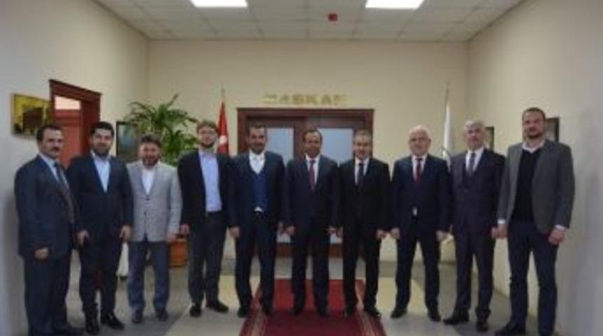 Yapı M&uuml;teahhitlerinden Başkan Toltar&rsquo;a Ziyaret