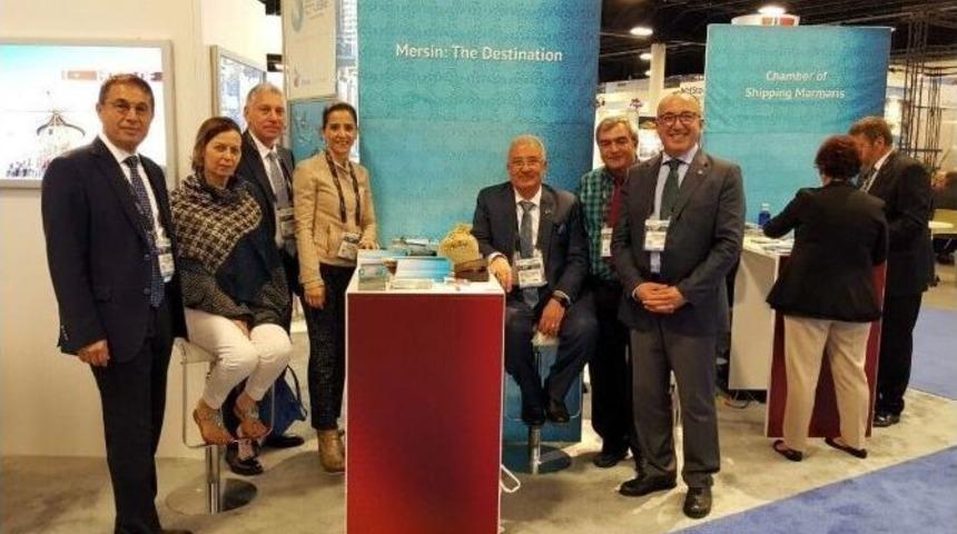 Mersin,d&uuml;nyanın En B&uuml;y&uuml;k Kruvaziyer Fuarına Katıldı
