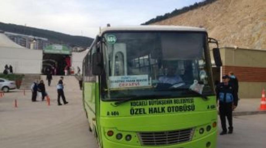 İzmit Belediyesi&rsquo;nden Kuru&ccedil;eşme Pazarı&rsquo;na &Uuml;cretsiz Ulaşım