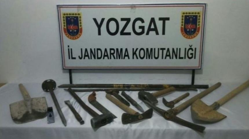 Yozgat Jandarma’dan Kaçak Kazıya Suçüstü