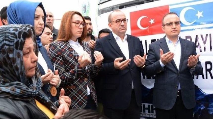 &Ccedil;anakkale&rsquo;den Bayırbucak&rsquo;a 7 Tır Yardım