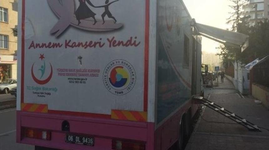 Meme Kanseri Tarama Aracı, Mart Sonuna Kadar Mersinlilerin Hizmetinde