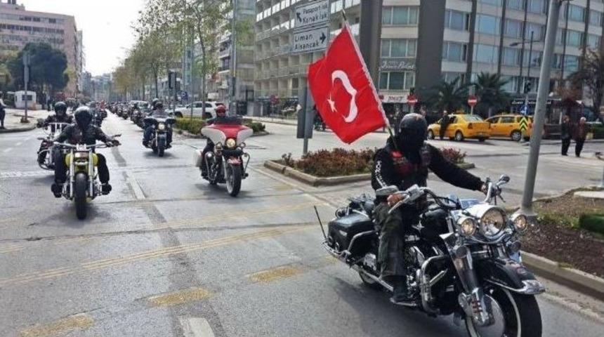 Motorculardan “teröre Lanet Sürüşü”