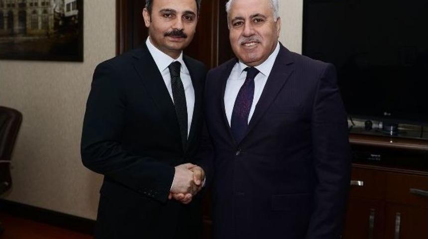 Yeşilli Belediye Başkanı Demir&rsquo;den Başkan K&uuml;lc&uuml;&rsquo;ye Ziyaret