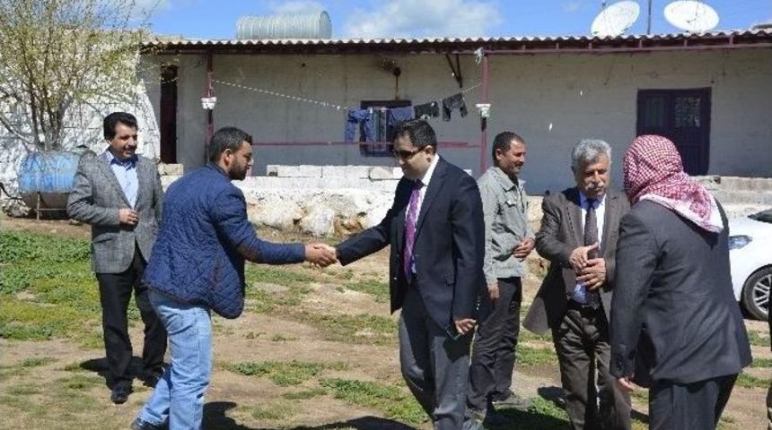 Kaymakam Citer, Elektrik Akımına Kapılan İş&ccedil;iyi Ziyaret Etti