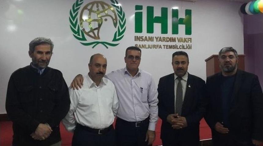 Halep&ccedil;e Heyeti Şanlıurfa İhh&rsquo;yı Ziyaret Etti