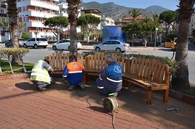 Büyükşehir Alanya’da Peyzaj Çalışmalarını Tamamladı