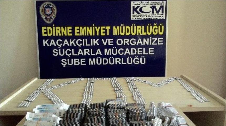 Edirne&rsquo;de Ka&ccedil;ak İla&ccedil; Operasyonu