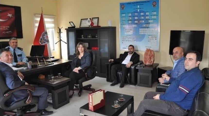 Satives&rsquo;den Kapaklı İl&ccedil;e Emniyet M&uuml;d&uuml;rl&uuml;ğ&uuml;ne Ziyaret