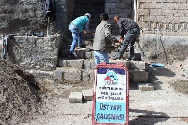 Eyyübiye’de Sokaklara Estetik Görünüm Kazandırılıyor