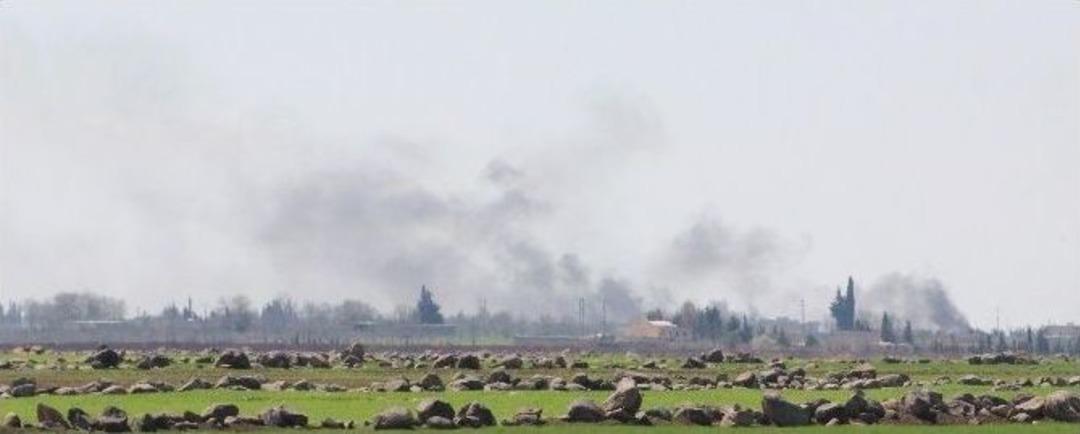 Koalisyon G&uuml;&ccedil;lerine Ait U&ccedil;aklar Işid&rsquo;i Vurdu