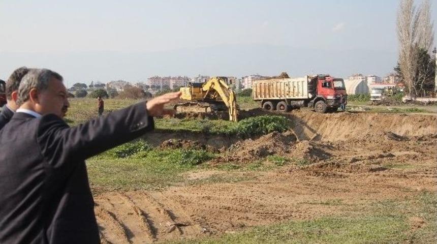 Burhaniye Devlet Hastanesi Hafriyat İşleri Başladı