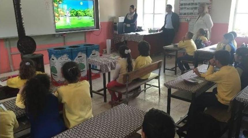 Başkan S&ouml;zl&uuml;&rsquo;ye Mektup Yazdılar, Eğitim Ve Atık Kutusu Aldılar