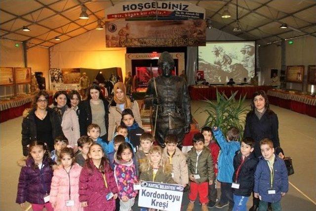 Kreş Öğrencileri Çanakkale Savaş Malzemeleri Müzesi’ni Gezdi