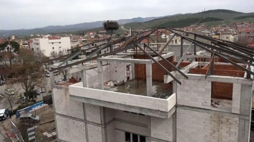 Leylekler Yeni Belediye Binasına Yerleşti