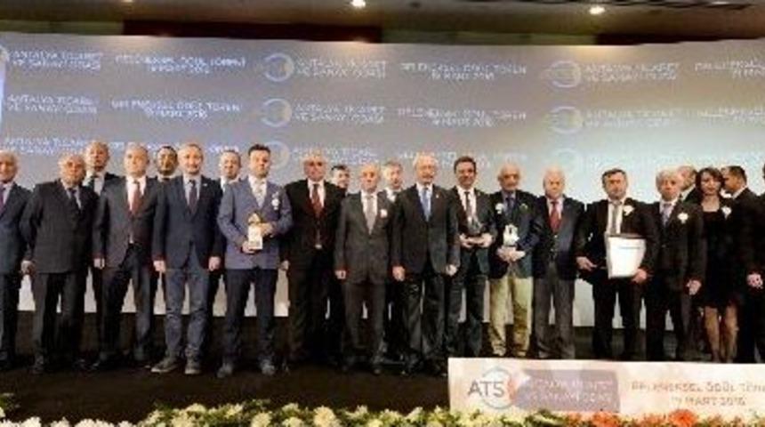 Antalya Ticaret Ve Sanayi Odası&rsquo;nın (atso) Geleneksel &Ouml;d&uuml;lleri Verildi