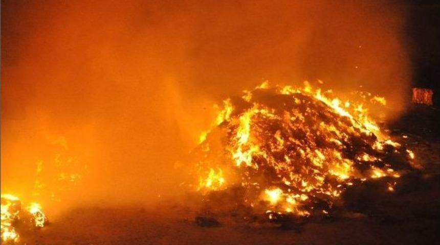 Kağıt Fabrikasında &Ccedil;ıkan Yangın Paniğe Neden Oldu