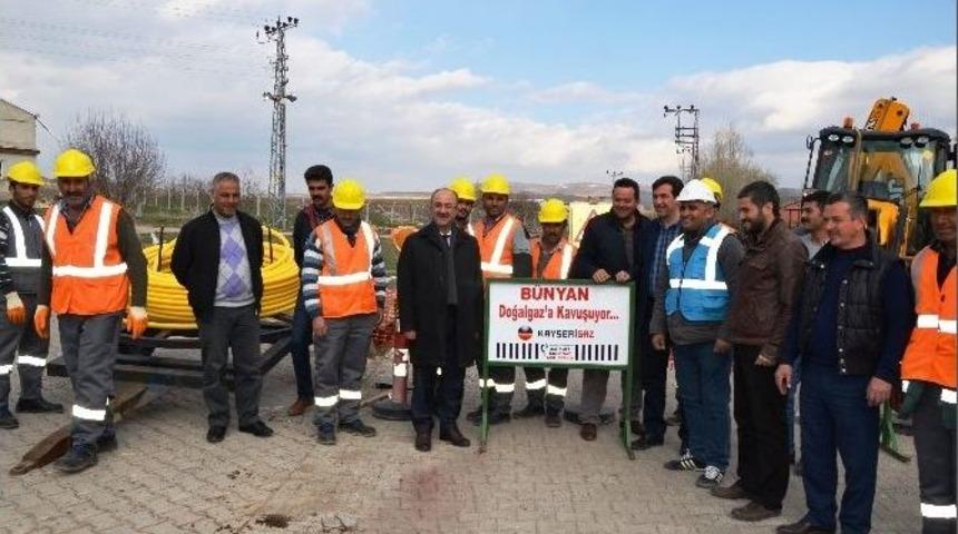 B&uuml;nyan&rsquo;a Yeni Bir Vizyon Katacak Doğalgaz Projesi Başladı