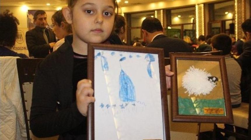 Miniklerin Yardımına, T&uuml;rkmen &Ccedil;ocuklardan &lsquo;resimli&rsquo; Teşekk&uuml;r