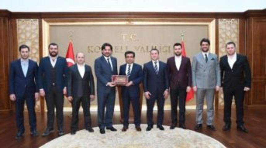 Atılımcı İşadamları Derneği, Vali G&uuml;zeloğlu&rsquo;nu Ziyaret Etti