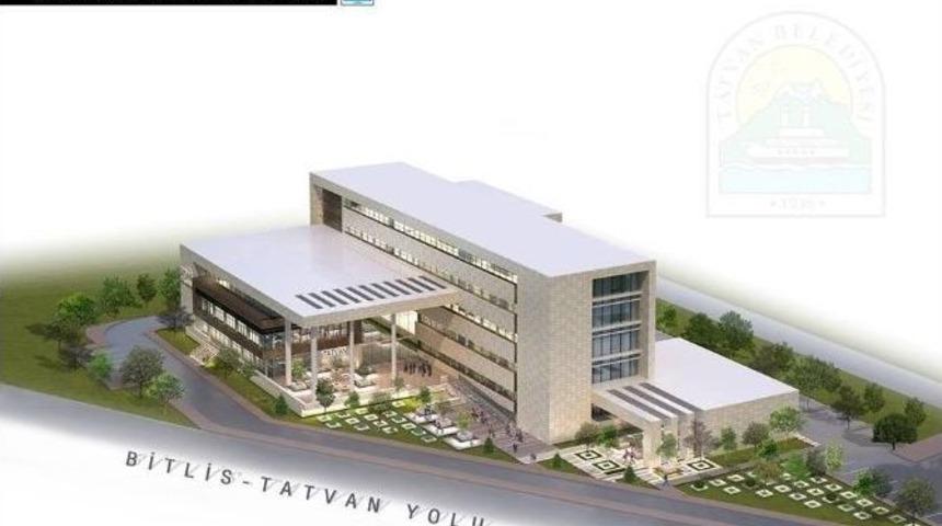 Tatvan Belediyesi&rsquo;nin Yeni Hizmet Binası İ&ccedil;in Yer Teslimi Yapıldı