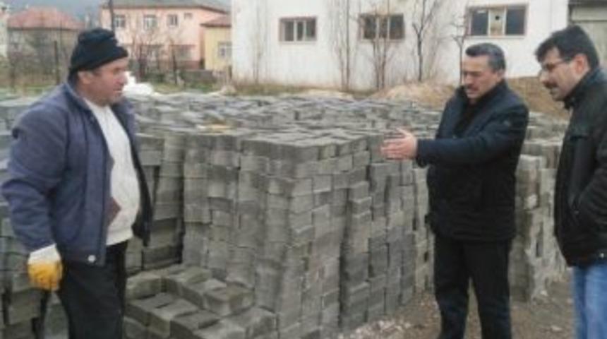 Seydişehir Belediyesi Kilitli Parke Taşı &Uuml;retimine Başladı
