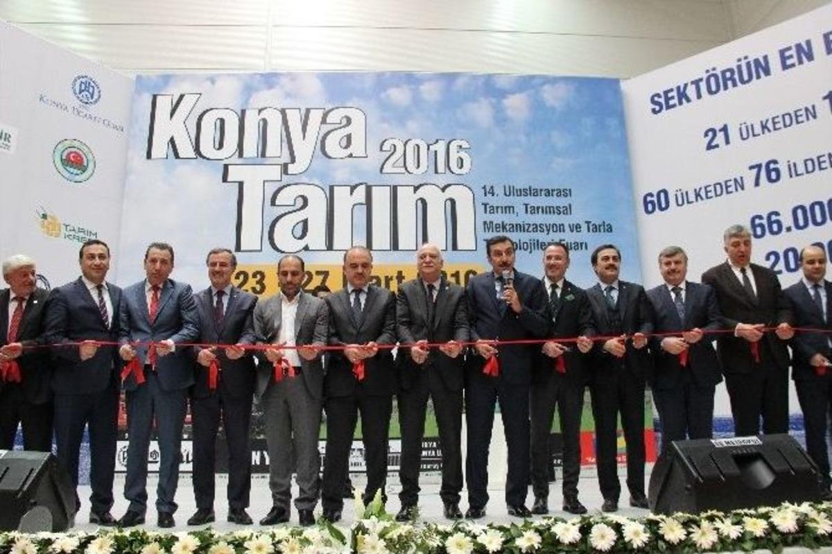 14. Uluslararası Konya Tarım Fuarı A&ccedil;ıldı