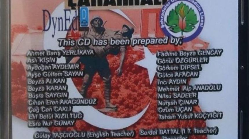 &Ouml;ğrencilerden "&ccedil;anakkale" Adlı İngilizde Cd