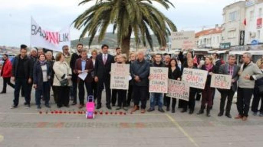 Fo&ccedil;a Chp İl&ccedil;e &Ouml;rg&uuml;t&uuml;nden Ter&ouml;r A&ccedil;ıklaması
